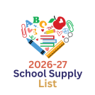 School supply list 26-27